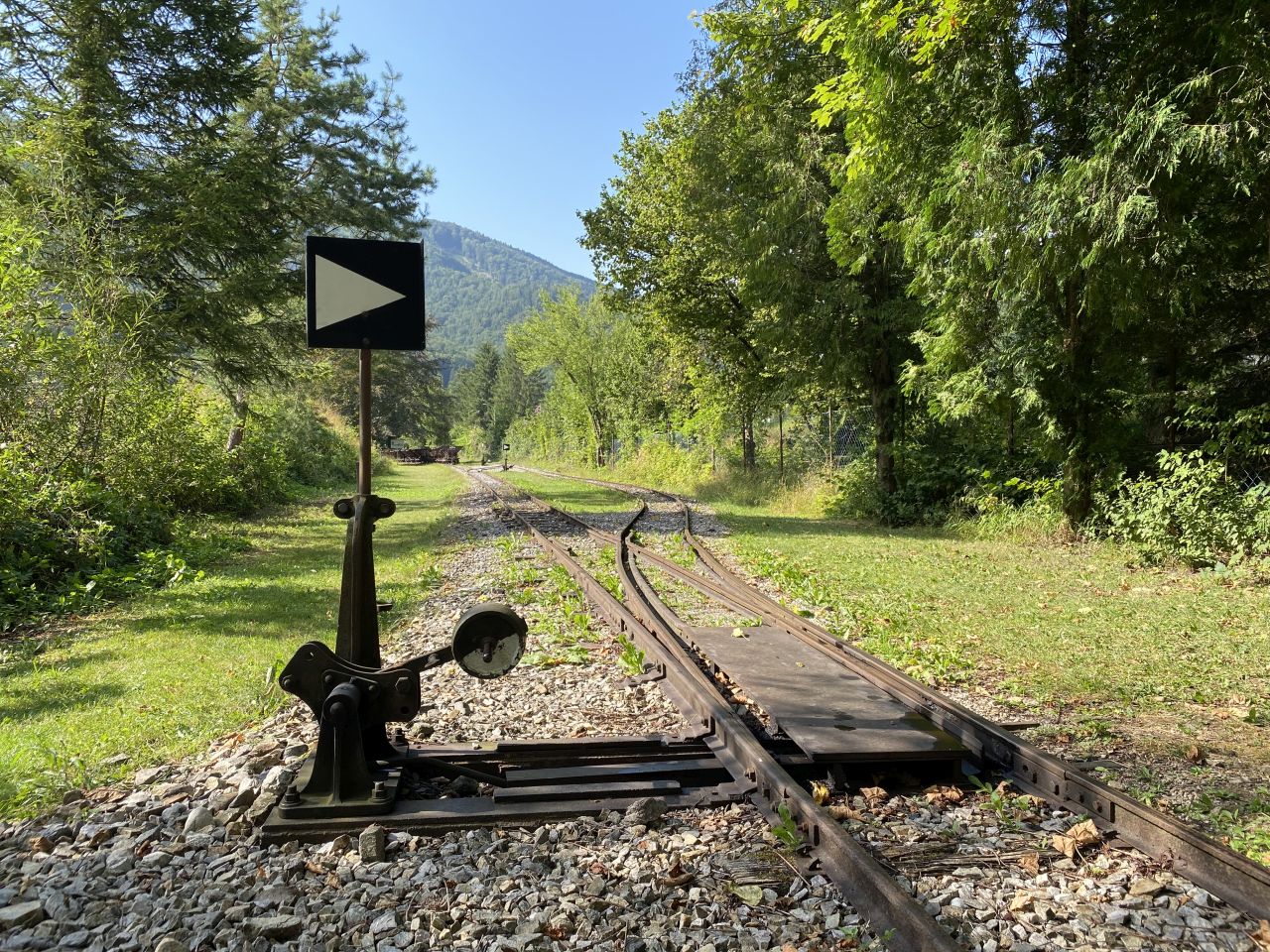 Feldbahngleise am Museumsgelände